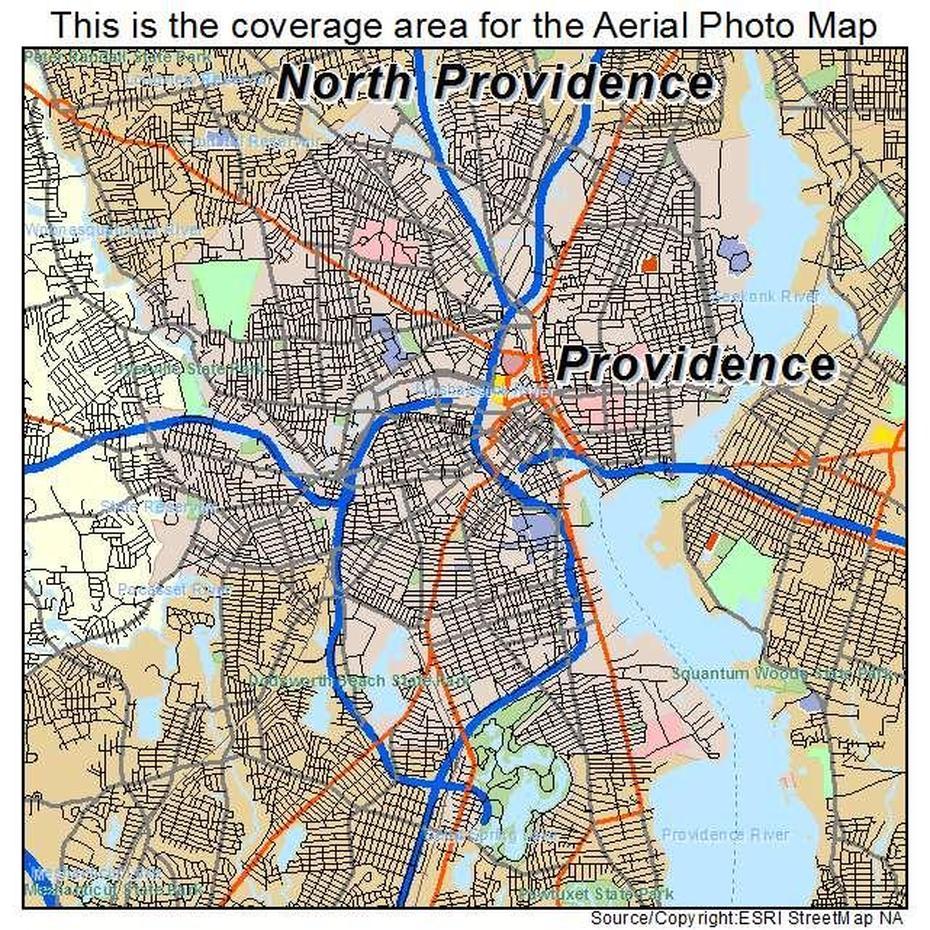 Detailed  United States, United States  Color, Rhode Island, Providence, United States