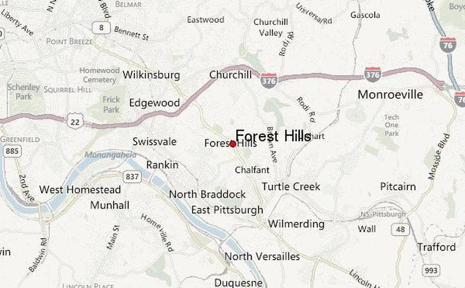 Forest Hills, Pennsylvania Location Guide, Forest Hills, United States, U.S. Forest, Old Growth Forest