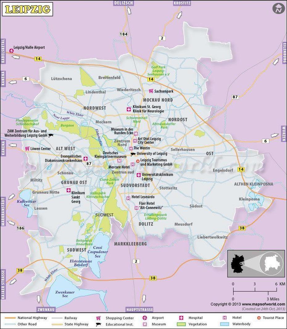 Leipzig City Map, Germany | Germany Map, City Maps, Germany, Leipzig, Germany, Leipzig City, Leipzig On