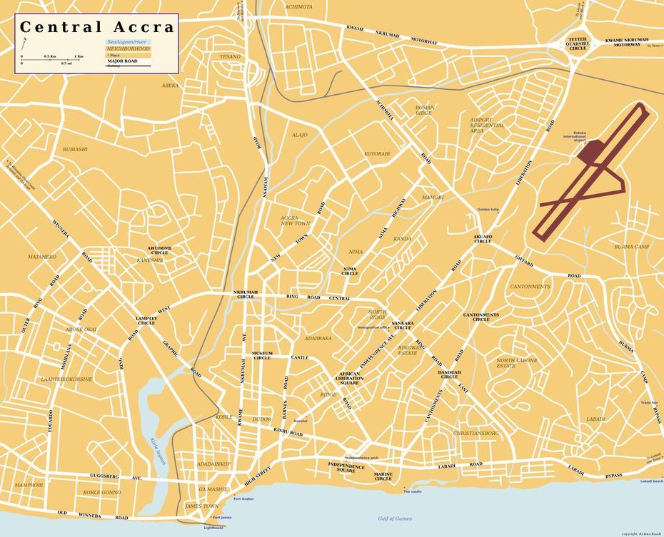 Map Of Accra – Travelsmaps, Accra, Ghana, Accra-Ghana Africa, Of Accra City