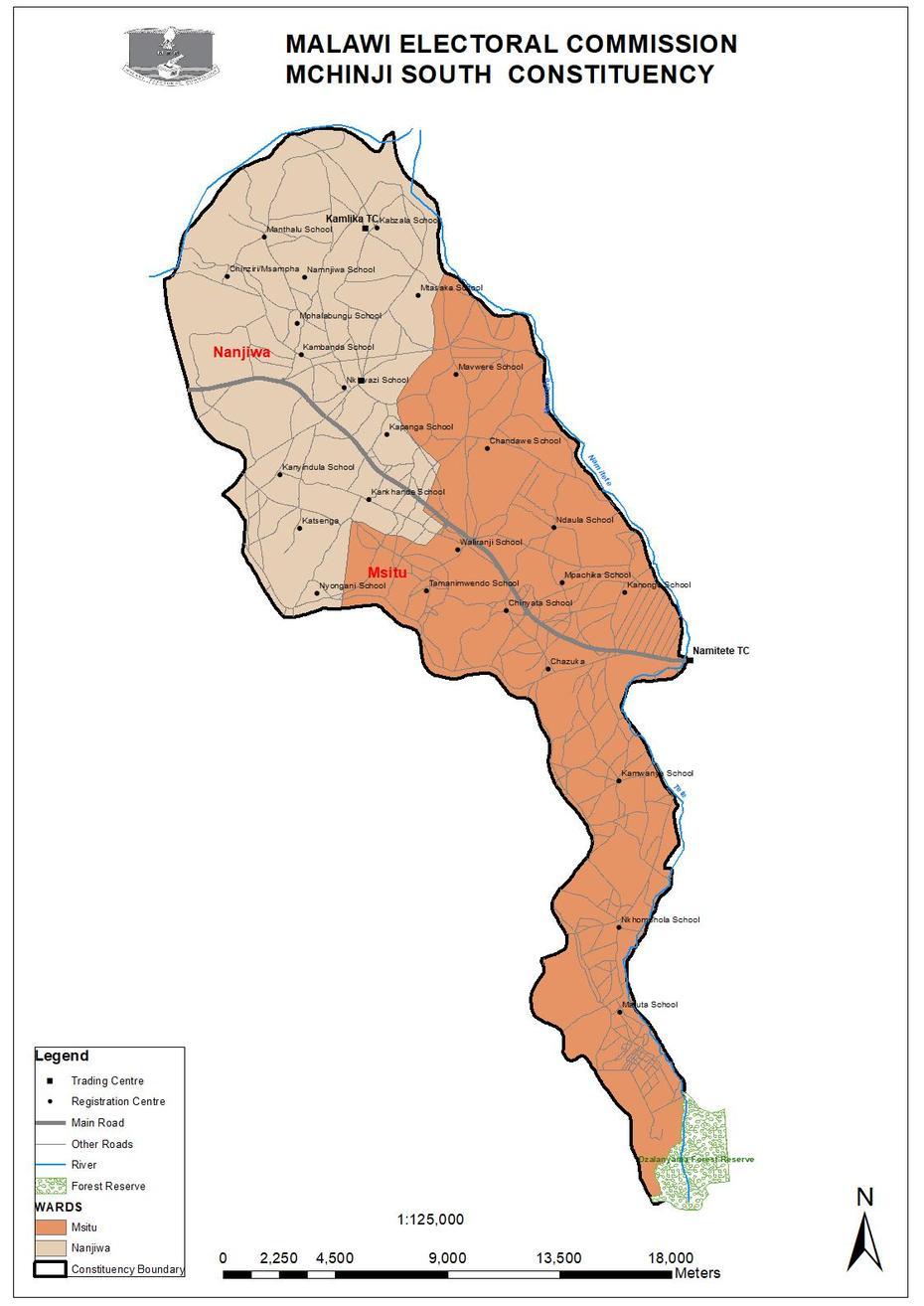 Maps  Malawi Electoral Commission, Mchinji, Malawi, Regions In Malawi, Distance Chart Malawi