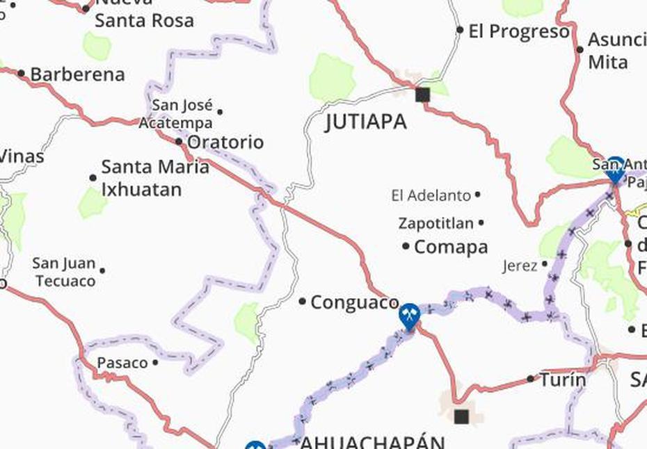 Michelin Jalpatagua Map – Viamichelin, Jalpatagua, Guatemala, Retalhuleu Guatemala, Guatemala Blank