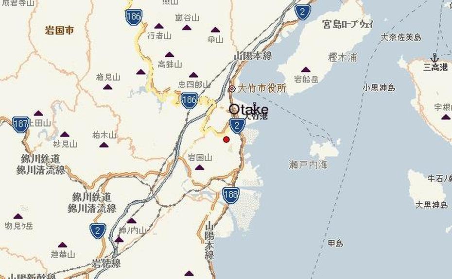 Otake Location Guide, Ōtake, Japan, Acer Beni  Otake, Katori Shinto  Ryu