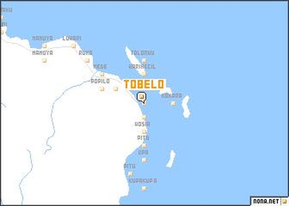 Tobelo (Indonesia) Map – Nona, Tobelo, Indonesia, Gunung  Gamkonora, Coklat Tobelo