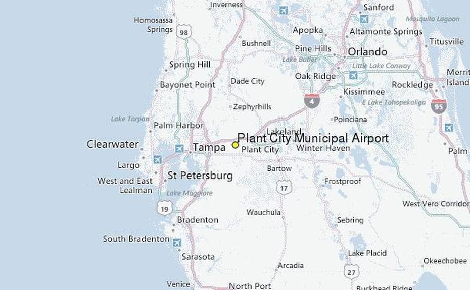 United States On World, United States Driving, Municipal Airport, Plant City, United States