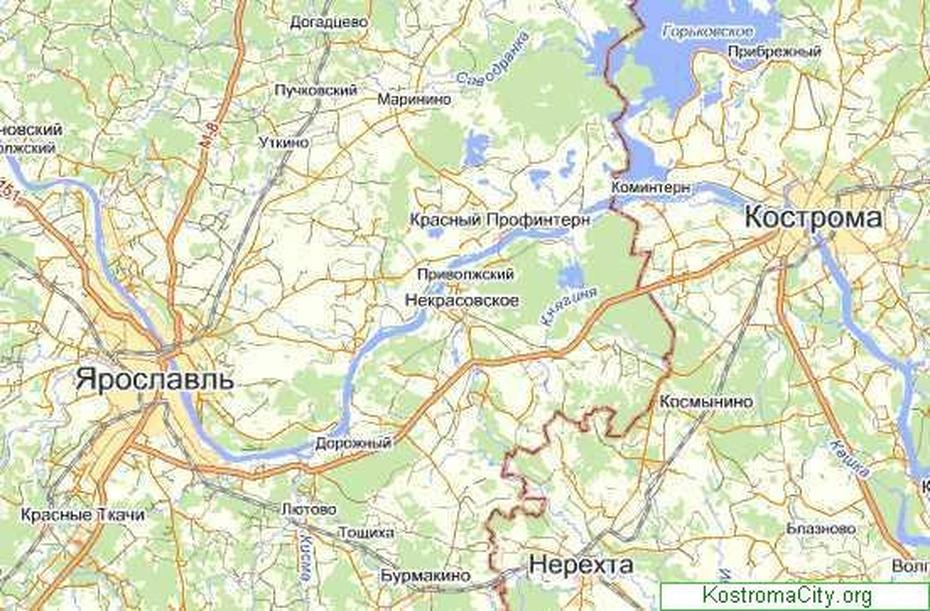 Yaroslavl Map, Yaroslavl, Russia, Onega, Yuriatin Russia