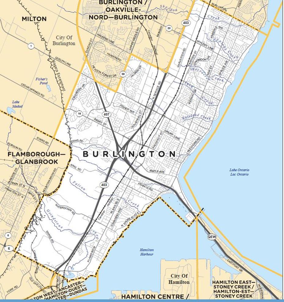 Burlington Iowa, Burlington Vermont, Provincial Constituencies, Burlington, United States