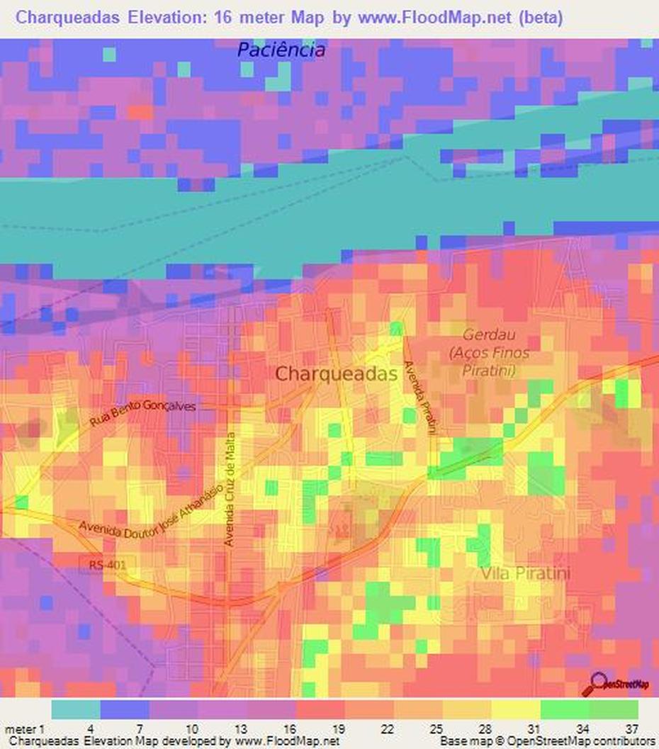 Elevation Of Charqueadas,Brazil Elevation Map, Topography, Contour, Charqueadas, Brazil, Brazil City, Brazil  Kids