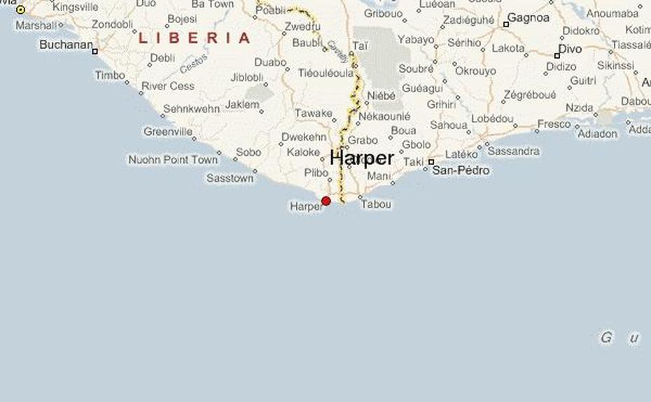 Geologic Map Of Liberia, Harper, Liberia, Maryland Liberia, Liberia Cities