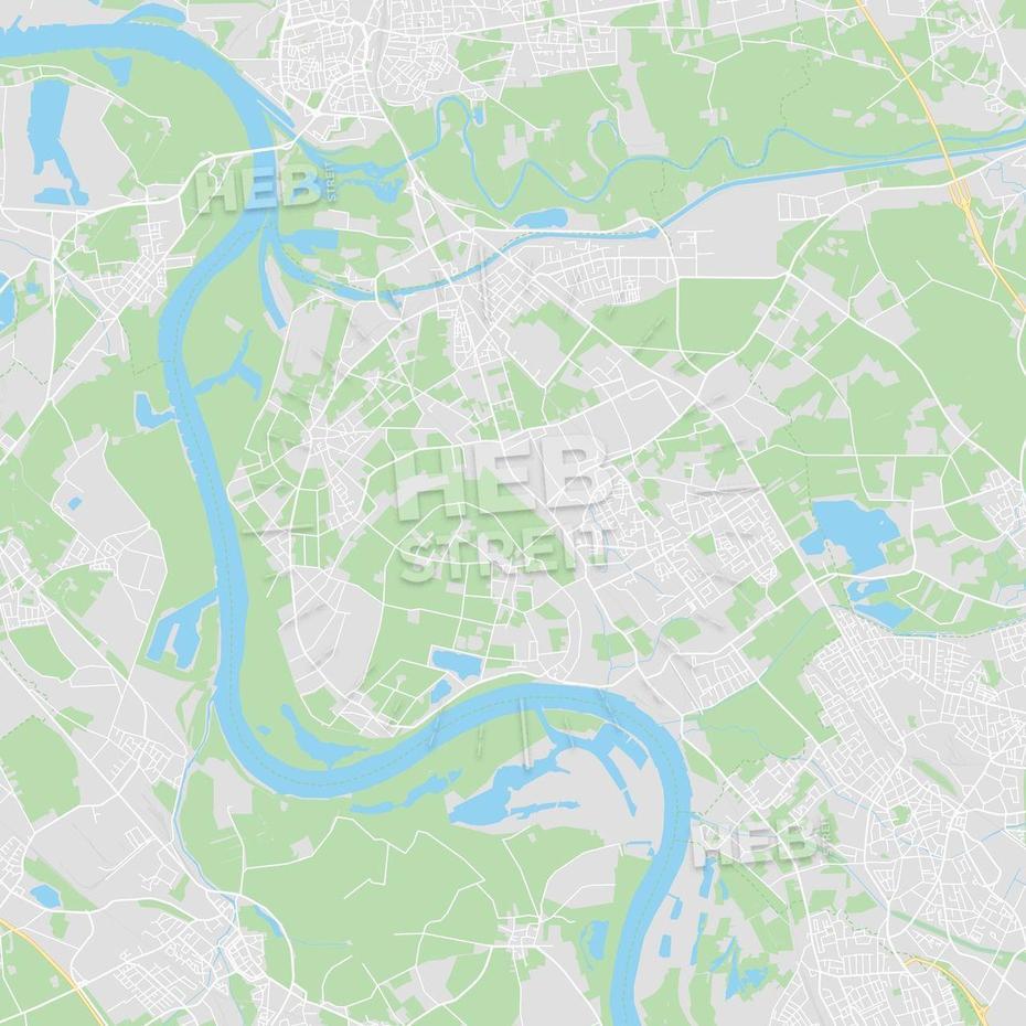 Germany  With Cities, Germany  With Regions, Niederrhein, Voerde, Germany