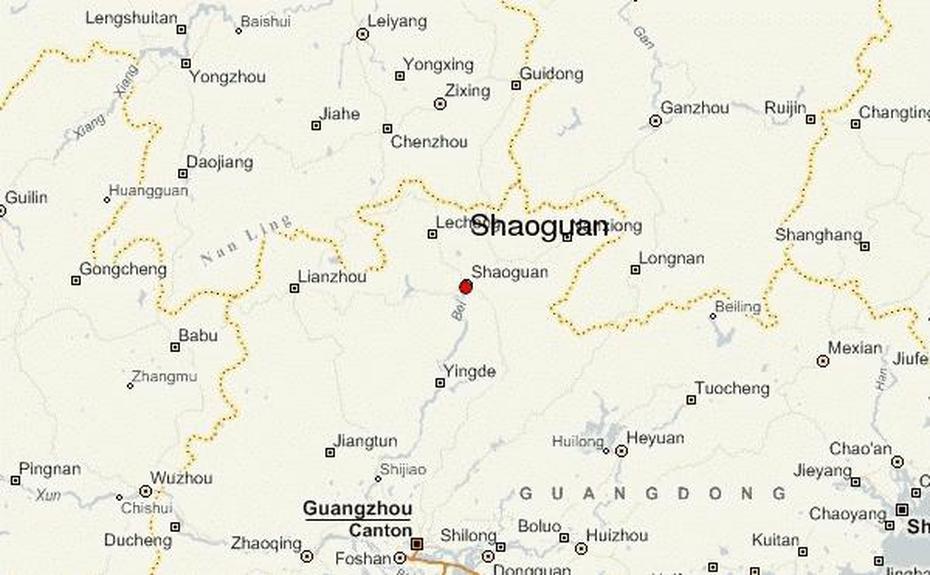 Guangdong  City, Shaoguan Guangdong, Location Guide, Shaoguan, China