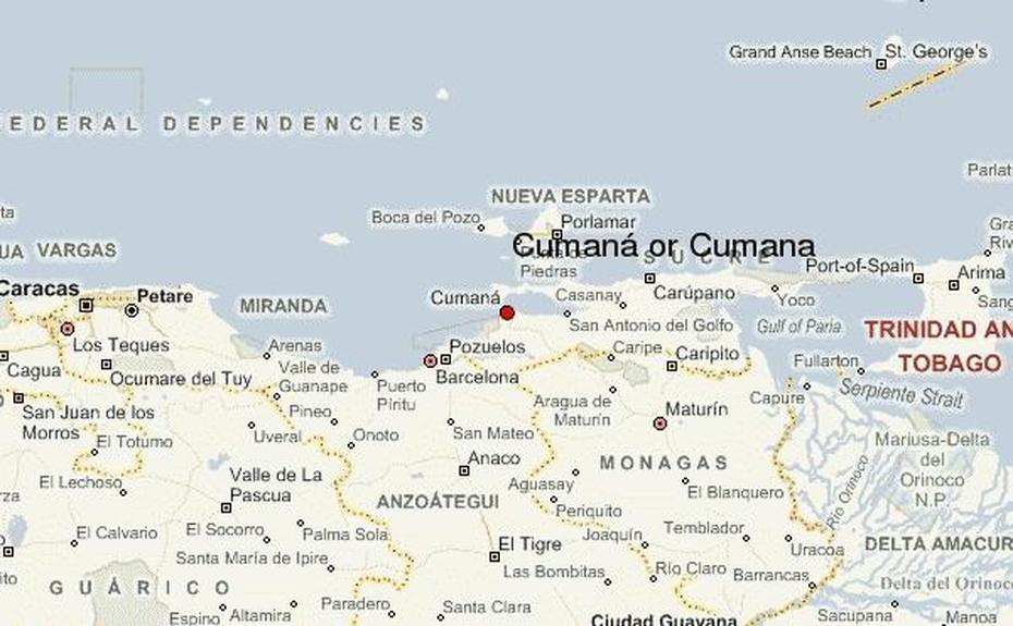 Guia Urbano De Cumana, Cumaná, Venezuela, Venezuela  With Cities, Venezuela Colombia