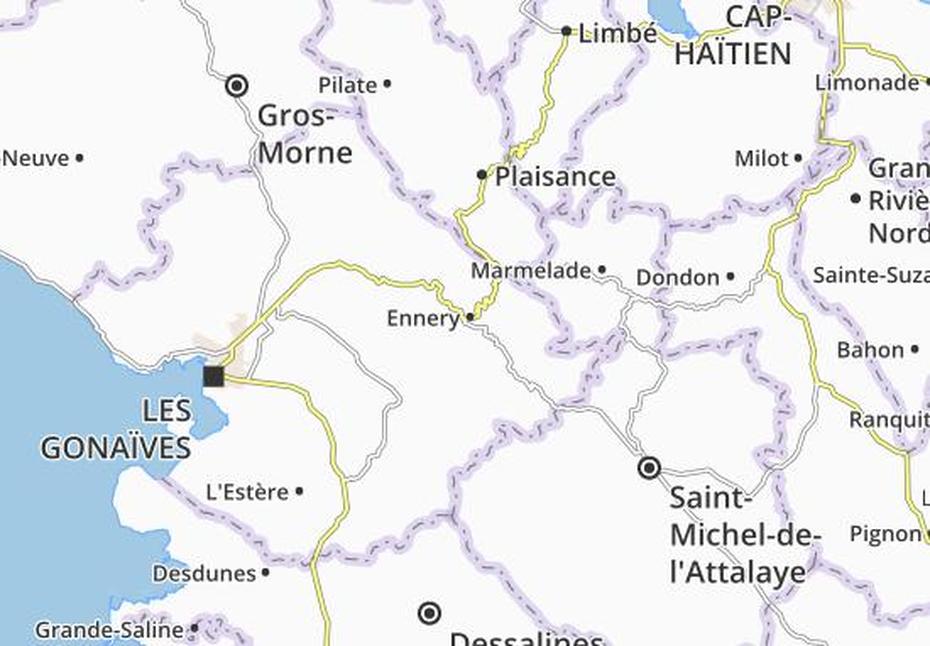 Michelin Ennery Map – Viamichelin, Ennery, Haiti, Gap  Departement, Martillac  France