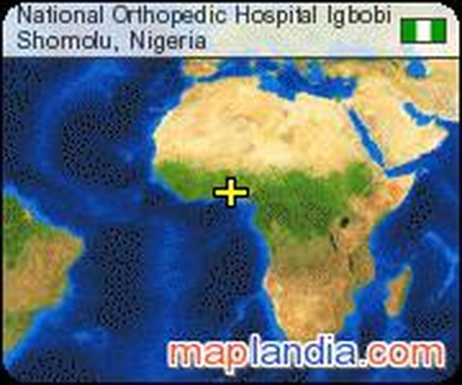 National Orthopedic Hospital Igbobi | Shomolu Google Satellite Map, Somolu, Nigeria, Nigeria River, Sudan