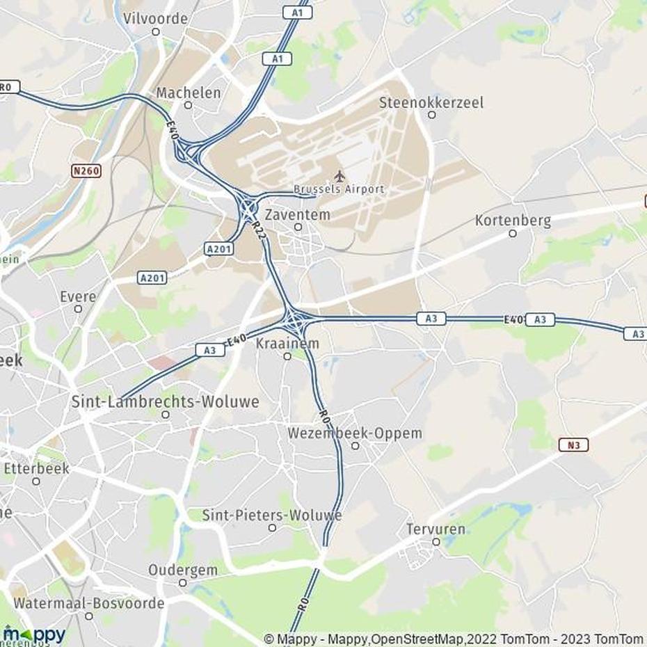 Plattegrond Zaventem : Kaart Van Zaventem (1930) En Praktische Info, Zaventem, Belgium, Brussels Airport  Layout, Leuven Belgium