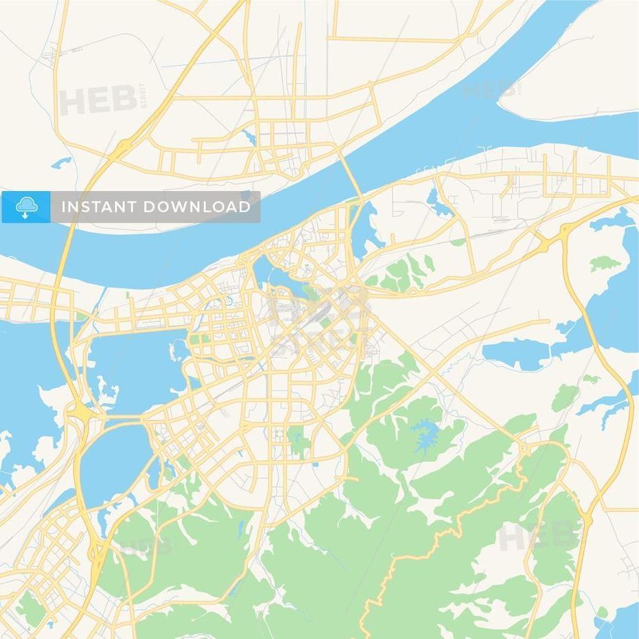 Printable Street Map Of Jiujiang, China – Hebstreits Sketches | Map …, Jiujiang, China, Chongqing China, Jingdezhen
