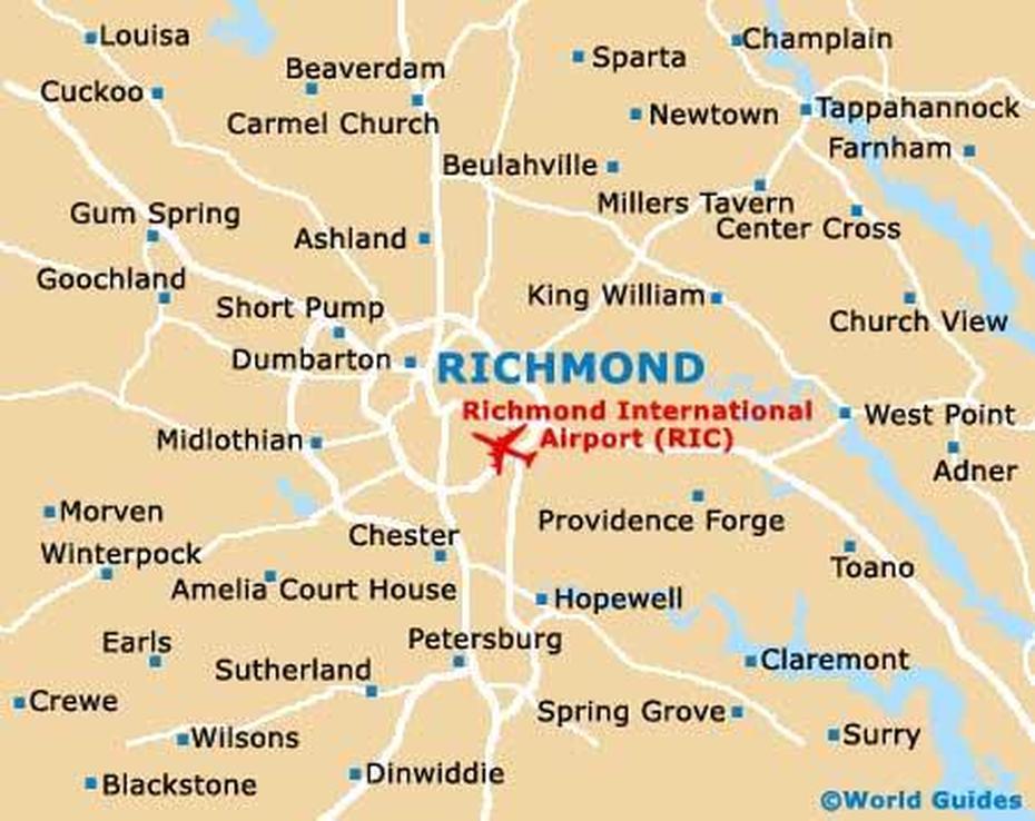 Richmond Maps And Orientation: Richmond, Virginia – Va, Usa, Richmond, United States, Richmond Area, Richmond Va County