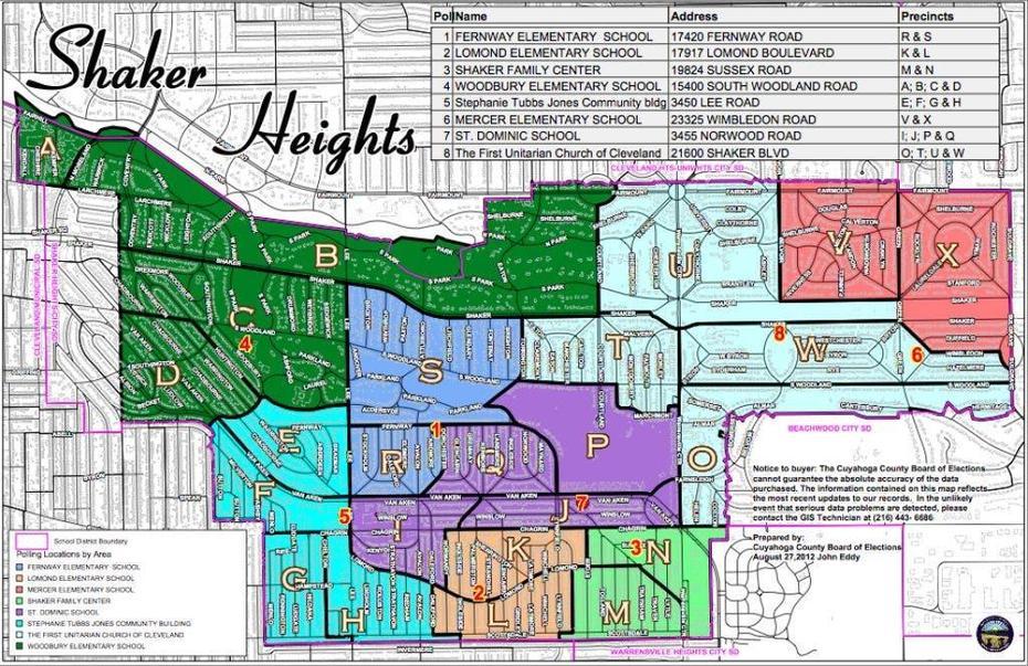 Shaker Heights Country Club, Shaker Heights Schools, Vote, Shaker Heights, United States