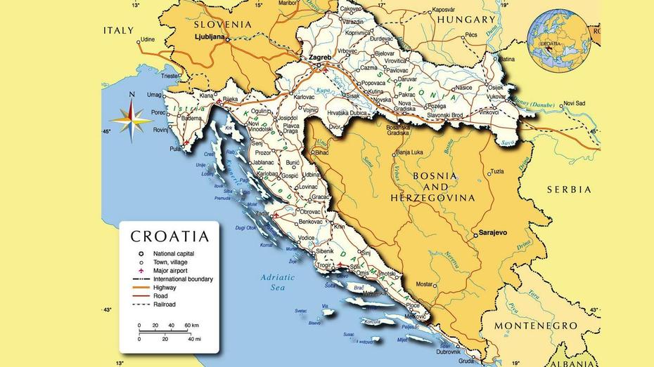 Slovenia Croatia, Italy And Croatia, , Ðakovo, Croatia