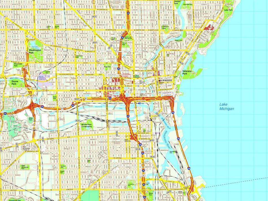 Things To Do In Milwaukee Wisconsin, Milwaukee Skyline At Night, Milwaukee , Milwaukee, United States