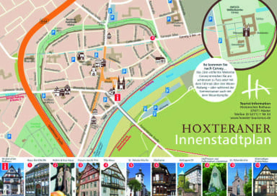 Tourist Info Stadt Hoxter, Höxter, Germany, Germany Relief, Westphalia Germany