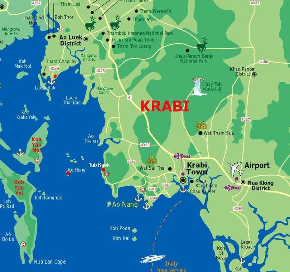 Tourists Guide To Krabi Province In Thailand: Activities And …, Krabi, Thailand, Krabi Beach, Krabi Town