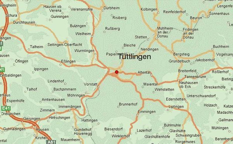 Tuttlingen Germany Map, Tuttlingen, Germany, Esslingen Germany, Gablenz Germany