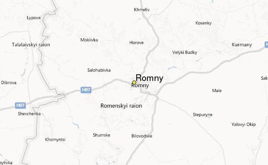 Ukraine Road, Ukraine  Outline, Station Record, Romny, Ukraine