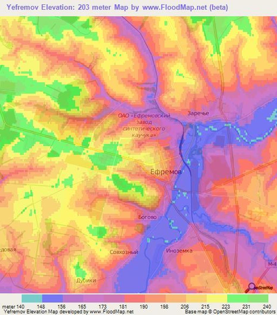 Western Russia, Russia City, Topography, Yefremov, Russia