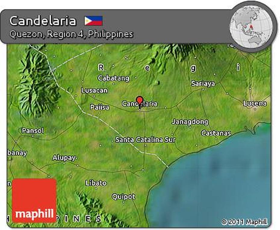 Free Satellite Map Of Candelaria, Candelaria, Philippines, Candelaria Quezon, Mabitac  Laguna