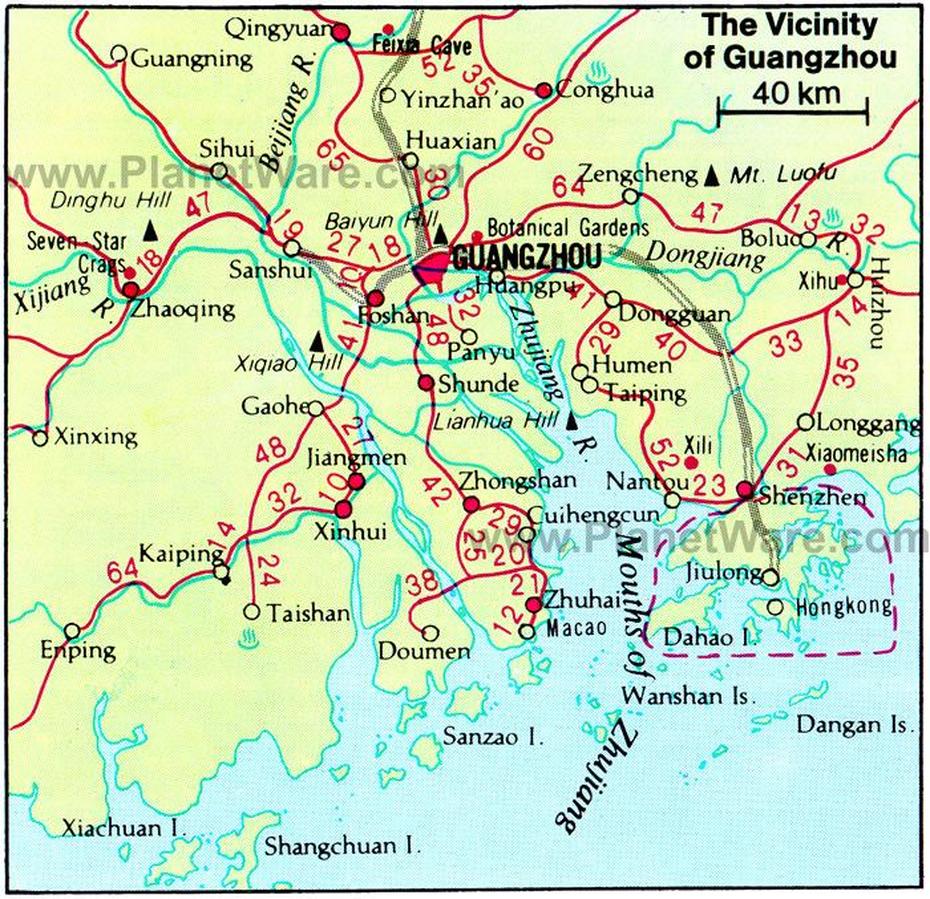 Guangzhou Map City Of China | Map Of China City Physical Province Regional, Shouguang, China, Jinan China, Fuyuan China