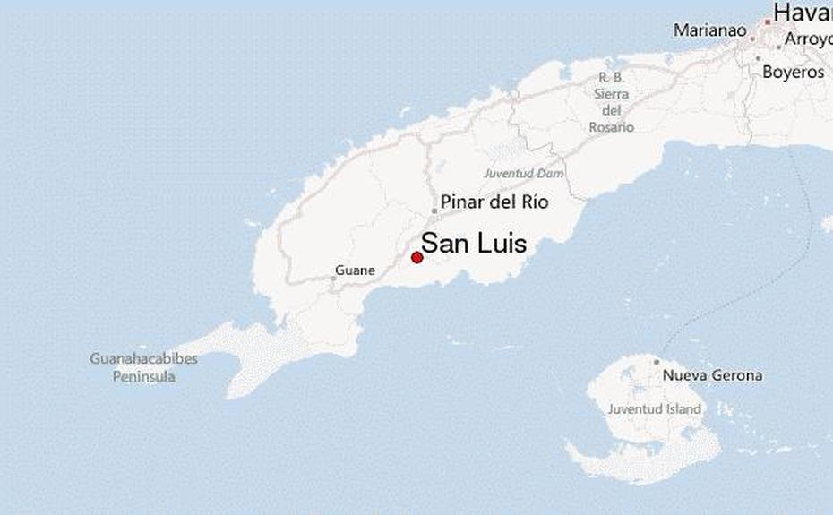 Guia Urbano De San Luis, Republica De Cuba, Pinar Del Rio, San Luis, Cuba, Santiago Cuba, Santiago De Cuba Cuba