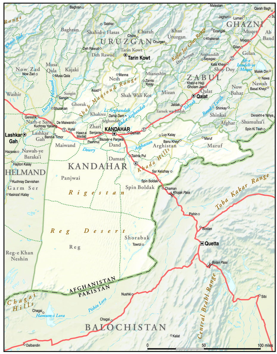 Kandahar Map ~ World Of Map, Kandahār, Afghanistan, Kandahar Districts, Kandahar Airport