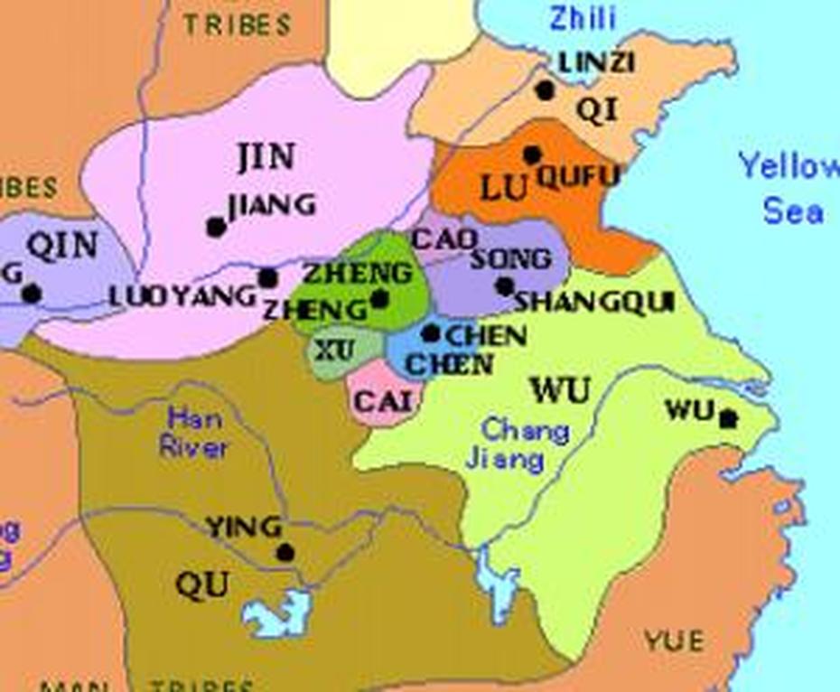 Map Of The State Of Lu During The Spring And Autumn Period | Zhou …, Lu’An, China, Lushan, State Of Lu