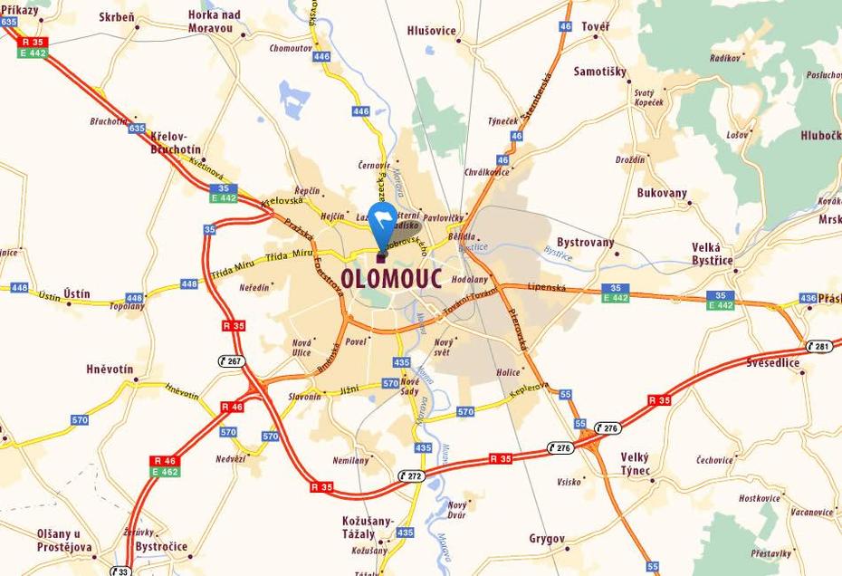 Olomouc Map – Czech Republic, Olomouc, Czechia, Day Trips From  Prague, Olomuc Czech  Republic