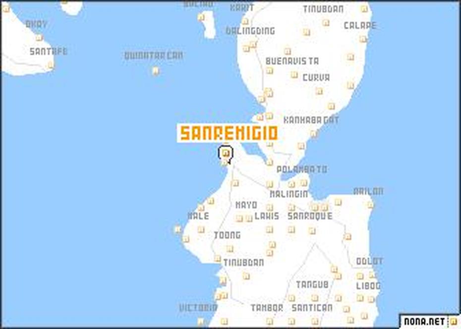 San Remigio (Philippines) Map – Nona, San Remigio, Philippines, San Remigio Cebu, Sumilon Island