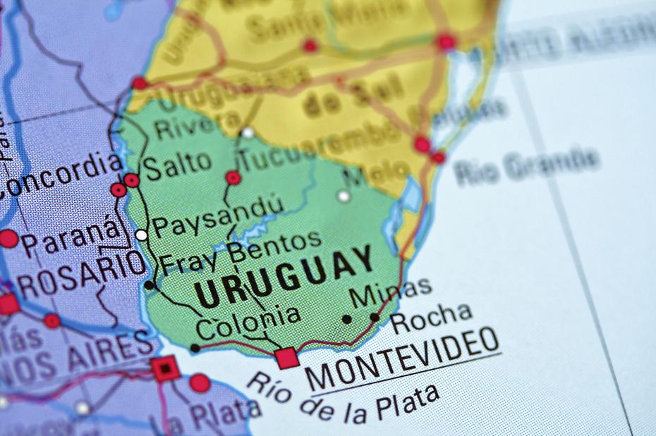 Uruguay Montevideo Map | Global Trade Review (Gtr), Montevideo, Uruguay, Uruguay Road, Montevideo City