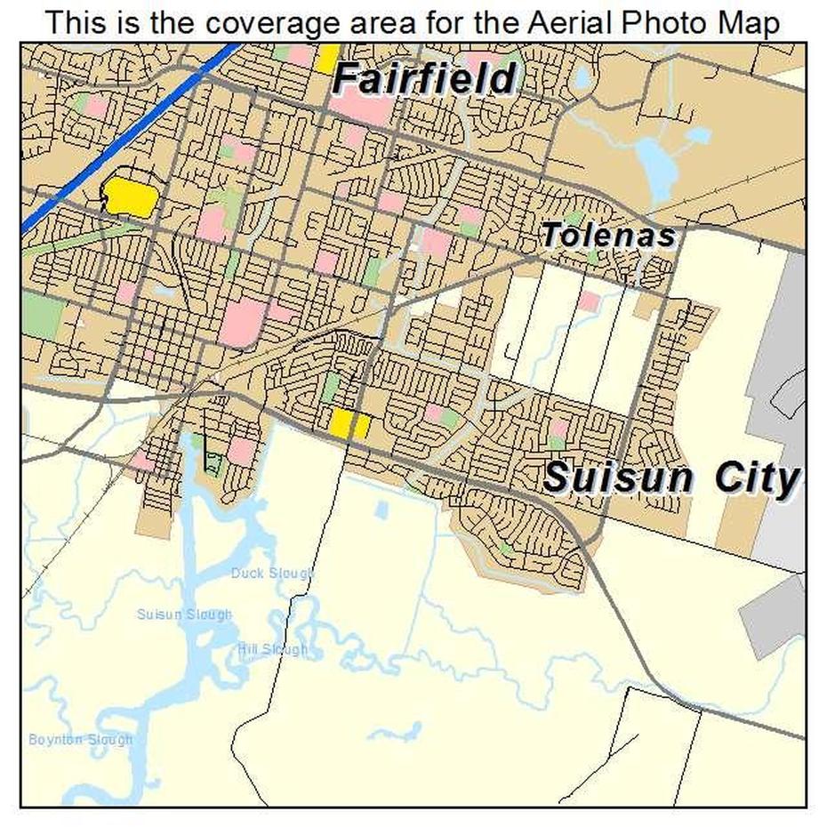 Aerial Photography Map Of Suisun City, Ca California, Suisun City, United States, Suisun City Ca, Suisun Bay