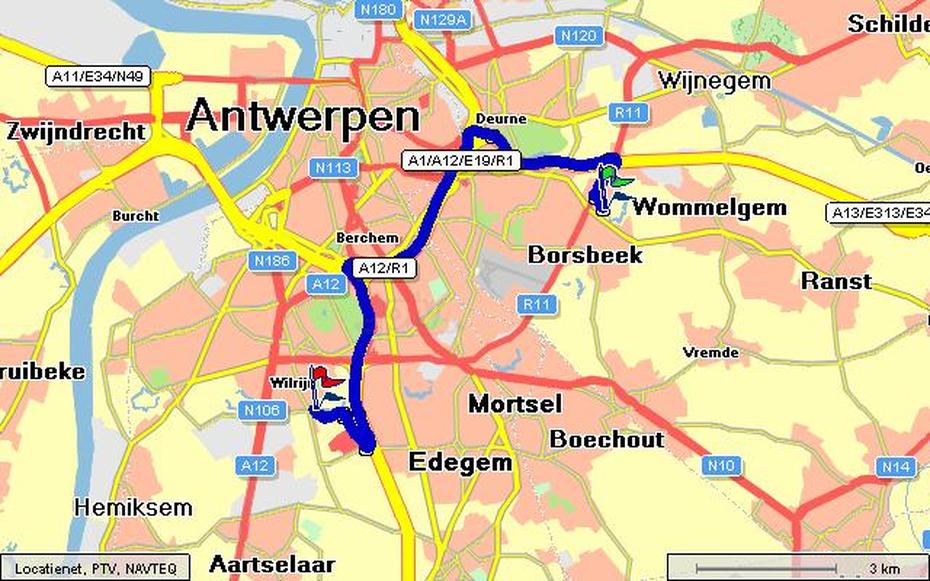 Antwerp Belgium, Wilrijk Antwerpen, Routenet, Wilrijk, Belgium