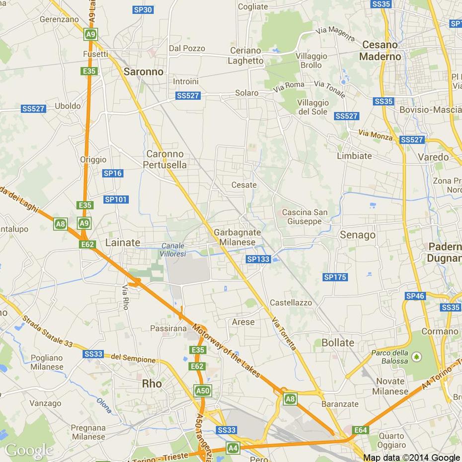B”Foto Dallalto Delle Strade Del Comune Di Garbagnate Milanese Media E …”, Garbagnate Milanese, Italy, Inge Spa Garbagnate Milanese, Comune Di Garbagnate Milanese