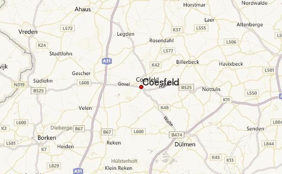 Coesfeld Location Guide, Coesfeld, Germany, Golf Club Coesfeld, Westphalia Germany