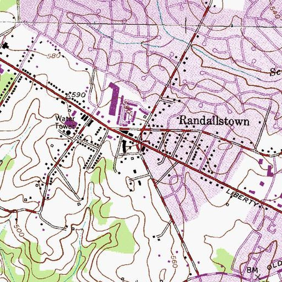 Detailed  United States, United States  Color, Randallstown, Randallstown, United States