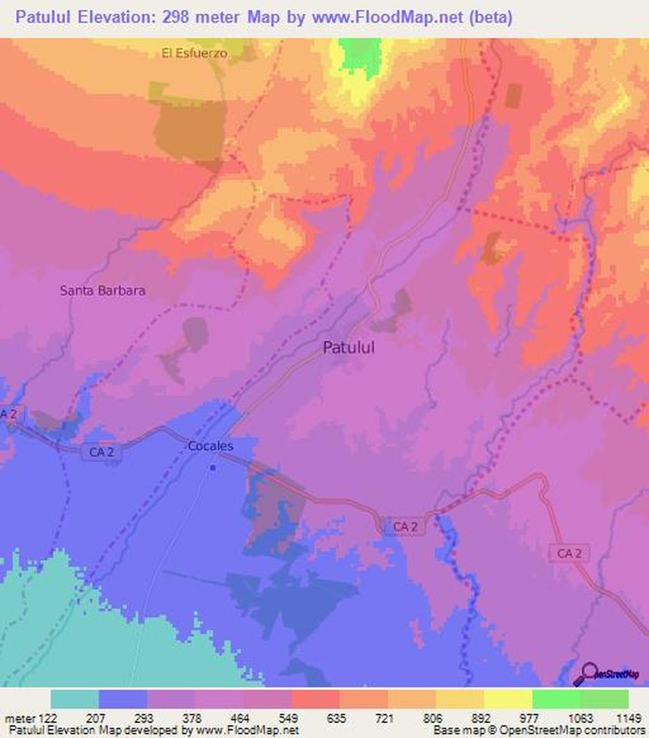 Elevation Of Patulul,Guatemala Elevation Map, Topography, Contour, Patulul, Guatemala, Mazatenango Guatemala, Escuintla Guatemala