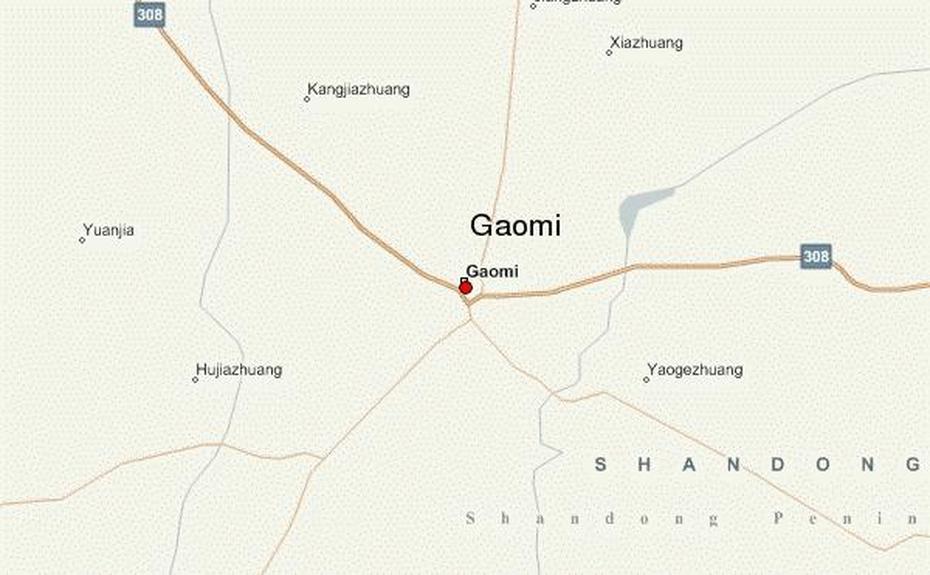 Gaomi Location Guide, Gaomi, China, Daqing China, Shandong  Peninsula