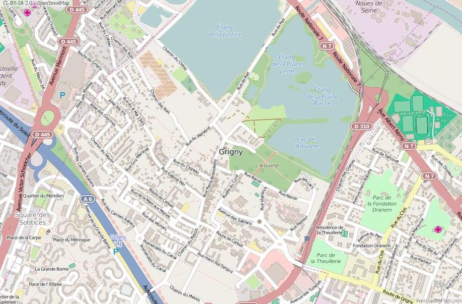 Grigny Map France Latitude & Longitude: Free Maps, Grigny, France, Pontoise, La  Banlieue