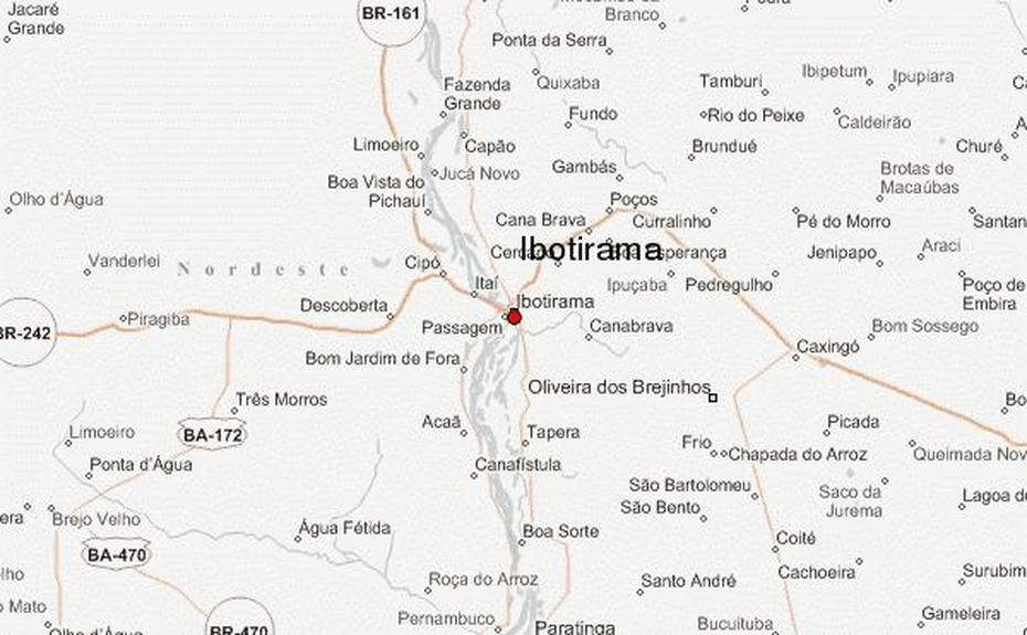 Ibotirama Location Guide, Ibotirama, Brazil, Brazil  Printable, Simple Brazil