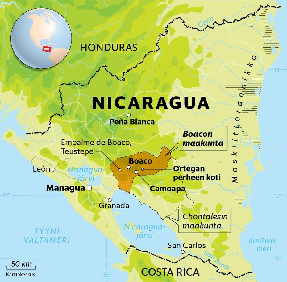 Kehitysapu Ei Ole Nostanut Nicaraguaa Koyhyydesta, Larreynaga, Nicaragua, Nicaragua Capital, Detailed  Of Nicaragua