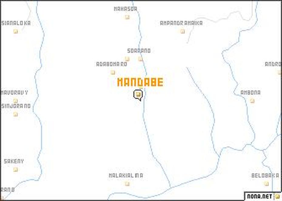 Mandabe (Madagascar) Map – Nona, Mandabe, Madagascar, Madagascar Blank, Capital Of Madagascar