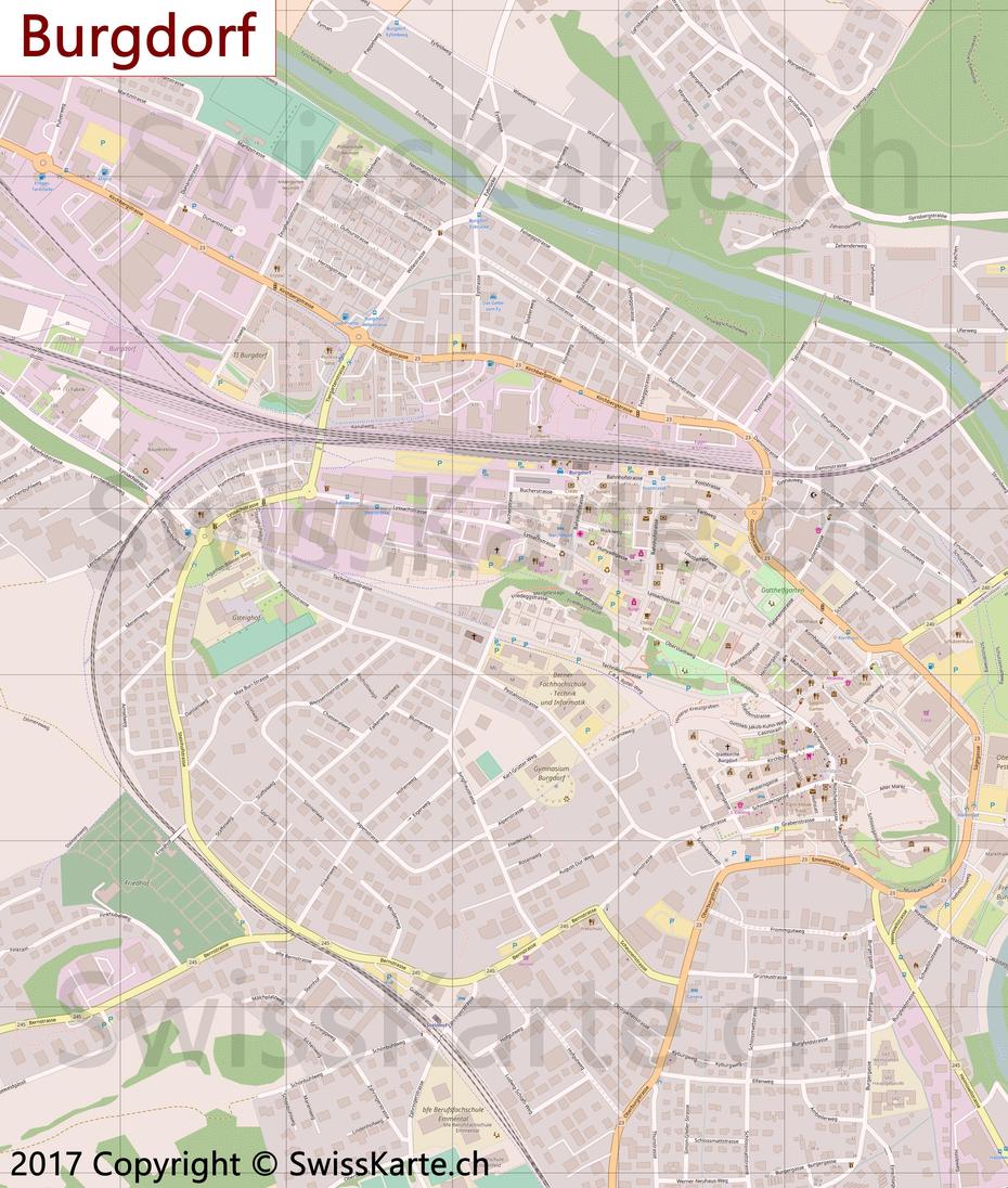 Map Of Burgdorf – Swisskarte.Ch, Burgdorf, Germany, Burgdorf Ww2, Lower  Saxony