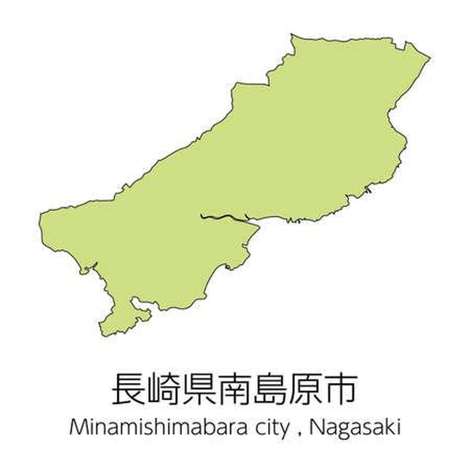 Map Of Minamishimabara City, Nagasaki Prefecture, Japan.Translation …, Minamishimabara, Japan, Japan  Simple, Okinawa